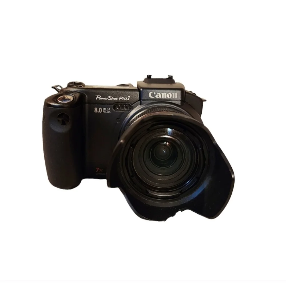 Canon Power Shot Pro 1 8.0 MP 7x Optical Zoom Camera With Accessories Black